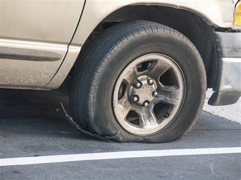 If you have a flat tire or blowout, you should: consider the philosophical implications of rubber meeting road.